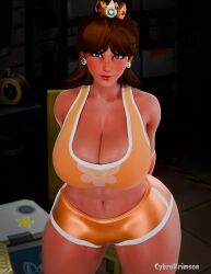 princess daisy from nintendo by cybrokrimson