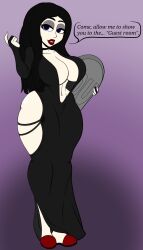 morticia addams from the addams family by jmonkey23