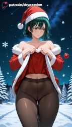 fubuki (one-punch man) from christmas by skypassion