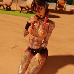 beach jules from epic games by fool.