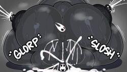1boy 1girls anthro belly_bigger_than_body belly_bigger_than_head big_penis bigger_female black_body black_nipples blush breasts_bigger_than_head breasts_bigger_than_torso cum cum_in_ass cum_inside cumflation enormous_breasts female gigantic_breasts glorp hand_grab hi_res highres holding_hands hollow_knight hollow_knight:_silksong hornet_(hollow_knight) huge_ass huge_breasts huge_cock huge_nipples huge_thighs hyper hyper_belly hyper_breasts hyper_penis inflation insect_boy insect_girl insects lactation male massive_breasts milk nude open_eyes plap plap_(sound) protagonist_(hollow_knight) sex silksong slosh smaller_male stomach_bulge sweat sweating tagme thiccbuns thick_thighs white_head