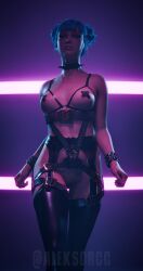 blue moon (cyberpunk 2077) from cyberpunk 2077 by aleksor
