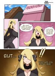 blonde_hair cynthia_(pokemon) fake_face pokemon tagme text