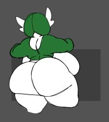 ass_bigger_than_head ass_focus backboob breasts_bigger_than_head breasts_out bubble_butt butt_crack chubby female female_only flashing flashing_breasts from_behind gardevoir hanging_breasts huge_breasts nsfwoaf pokemon pokemon_(species) sagging_breasts sketch solo tagme thick_thighs