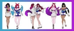 ahri asian_female asianification ass_expansion breast_expansion female female_only identity_swap latina latinaification league_of_legends multiple_girls overwatch overwatch_2 race_swap sombra spirit_blossom_ahri spirit_blossom_series thigh_expansion transformation transformation_sequence wixedecho