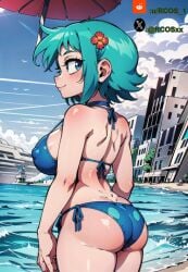 ai_generated big_breasts bikini bikini_bottom bikini_top female female female female_focus ramona_flowers rcos scott_pilgrim solo solo_female solo_focus