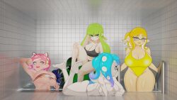 1920x1080 3d 3rd_party_edit 4girls agent_3_(splatoon) agent_8_(splatoon) alternate_color bedroom_eyes big_breasts bikini_bottom bikini_top blender blue_eyes blue_hair blush breast_squish breasts cleavage collage desktop_wallpaper edit edited female female_only green_hair grey_eyes hourglass_figure inkling inkling_girl jtveemo kaori_(splatoon) laying_down laying_on_breasts laying_on_stomach liminal_spaces linda_(telaxart) long_hair looking_at_viewer milf nintendo nobunagapero nsfwtalex octoling octoling_girl octoling_rival one_piece_swimsuit ponytail pool pool_toy poolrooms red_hair reefslider reflection render sideboob sitting smile splatoon splatoon_(series) splatoon_2 splatoon_2:_octo_expansion swimsuit tentacle_hair thick_thighs thighs underboob wallpaper water yellow_eyes yellow_hair