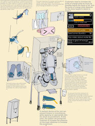 3:4 absurd_res anthro bladder bladder_bulge bladder_gauge bodily_fluids bondage bound cum desperation drinking_water english_text felid genital_fluids hi_res juice_box leaking male mammal omorashi orangeade organs pantherine press snow_leopard solo text tickle_torture tickling uncia42 urethral vr_(disambiguation)