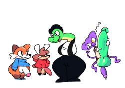 alien anthro balls big_balls big_penis bob_(superiorfoxdafox) breasts cain_(superiorfoxdafox) canid canine cervid dildo domestic_cat felid feline felis female fox genitals group lucy_swallows male mammal penis peteydraws sex_toy soups_(superiorfox)