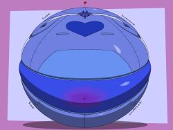 blueberry blueberry_inflation body_inflation female full_body_inflation furry inflation inflation_fetish kangaroo lj_caffie ljcaffie midriff orb spherical_inflation sunken_head sunken_limbs tracksuit wonka