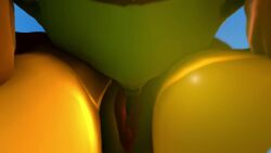 2girls 3d animated bunnie_rabbot clothing cunnilingus female/female female_only kissing large_breasts lesbian_sex no_sound oral_sex sally_acorn sonic_(series) sucking_nipples tagme theashsfm uncensored video yuri