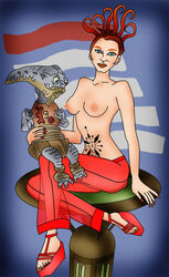 agira_nyrat garrbatch-man pinup pose ratts_tyerell sitting star_wars tagme tattoo