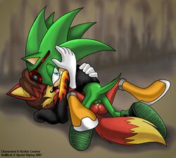 2007 ayelet_ripley fiona_fox scourge_the_hedgehog sega sonic_(series)