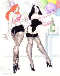 disney drew_jones female female_only human jessica_rabbit multiple_females multiple_girls tagme who_framed_roger_rabbit