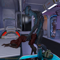 1:1 alien alien_humanoid asdwefr5508058 daz_3d daz_studio electrostimulation hi_res human humanoid latex_hood male male/male male_penetrated male_penetrating male_penetrating_male mammal master_and_pet penetration rubber sensory_deprivation sex size_difference xenophilia