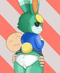 animal_crossing anthro bigmi_nono lagomorph leporid male mammal nintendo rabbit sasha_(animal_crossing) video_games