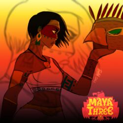 dark-skinned_female lutterodtevans maya_and_the_three princess_maya tagme wide_hips