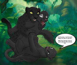 better_version_at_source dialogue dirty_talk disney english_text felid female group group_sex incest leopard male male/male mammal mmf_threesome pantherine radixpanther radixpanther_(character) sex shads text the_lion_king threesome white_scar yaoi