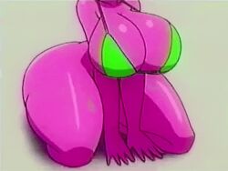 16:9 2023 2024 animated animated animated anthro ass ass beach becky_(tansau) big_ass big_breasts big_butt bikini bikini_bottom bikini_top black_eyelashes bouncing_breasts breasts bunny_ears bunny_girl bunny_tail cleavage clothed clothing digital_drawing_(artwork) digital_media_(artwork) eyelashes female female_only furry furry_only green_bikini_bottom green_bikini_top hi_res huge_ass huge_butt kneeling lagomorph lagomorph_humanoid leporid leporid_humanoid light_blue_eyes long_ears looking_at_viewer lying mammal mammal_humanoid nose oc original pearl_earrings pink_body pink_fur rabbit sand seaside small_tail smiling smiling_at_viewer solo swimsuit swimwear tail tansau thick_thighs two-piece_swimsuit water wet wet_ass wet_breasts