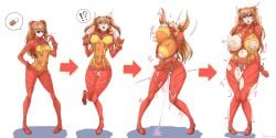ass_expansion asuka_langley_sohryu bodysuit breast_expansion female growth growth_sequence hourglass_expansion huge_ass huge_breasts neon_genesis_evangelion plugsuit ripped_clothing thick_thighs thigh_expansion transformation transformation_sequence wide_hips