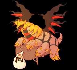 breeding_mount breeding_mount_use dykeotomize feral giratina giratina_(altered_form) male male_only no_visible_genitalia pokemon pokemon_(species)