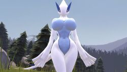 3d 3d_(artwork) anthro dnrud12 lugia nintendo pokémon_(species) pokemon