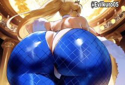ai_generated artoria_pendragon_(swimsuit_ruler) bunnysuit casino evilkuro05 fate/grand_order fate_(series) from_behind_position massive_ass