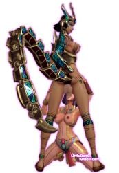 1futa 1girls 2girls 3d african_mythology alternate_costume big_breasts black_hair blowjob cum cum_in_mouth dark-skinned_female dark-skinned_futanari dark_skin deity desert_queen_serqet egyptian_mythology fellatio female female_only futanari goddess hi-rez_studios kneeling littledotti middle_eastern_mythology mythology neith_(smite) oral oral_sex public_domain serqet_(smite) sfm smite swallowing swallowing_cum