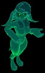 3d absurd_res animal_humanoid anthro better_version_at_source black_background buckteeth digital_media_(artwork) female garry's_mod ghost green_body green_eyes hi_res holly_zanzibar humanoid krako lagomorph lagomorph_humanoid leporid leporid_humanoid mammal mammal_humanoid model nude nude_anthro nude_female rabbit rabbit_ears rabbit_humanoid simple_background solo spirit teeth warfare_machine