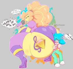 adagio_dazzle angry annoyed ass big_ass big_breasts big_butt bottom_heavy breasts bubble_ass bubble_butt cutie_mark equestria_girls fat_ass fat_butt female fingerless_gloves flyxthunder friendship_is_magic hasbro heeled_boots huge_ass huge_breasts huge_butt large_ass large_breasts large_butt larger_female looking_back male my_little_pony my_little_pony_friendship_is_magic orange_hair red_eyes smaller_male thick_ass thick_thighs twerking two-tone_hair wide_hips yellow_body yellow_skin