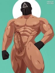 abs beefy buff cresxart daddy gay male_only manly sex squid_game tough_guy