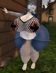 3d big_ass big_breasts breasts bubble_butt cleavage female ferialexonar furry huge_ass huge_breasts tagme thick_thighs wide_hips