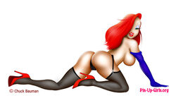 ass disney dr1ace female female_only human jessica_rabbit solo who_framed_roger_rabbit