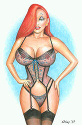 disney female female_only human jessica_rabbit nipples osias solo tagme who_framed_roger_rabbit