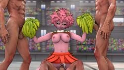 1girls 3boys 3d animated bouncing_breasts breast_jiggle breasts breasts_out cheerleader cheerleader_outfit cheerleader_uniform dark-skinned_male devilscry exposed_breasts female female_penetrated gangbang group hair handjob humanoid male male_penetrating masturbation mina_ashido multiple_penises my_hero_academia nipples no_bra no_panties no_sound nude penetration pussy reverse_cowgirl_position sex source_filmmaker straight vaginal_penetration video