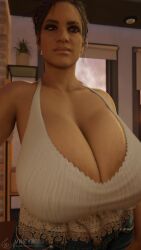 1girls animated big_breasts bouncing_breasts clothed_female huge_breasts only_female slow_motion tagme video vreya3d