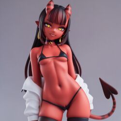 3d ai_generated andrea_asimov demon girl meru_(merunyaa) meruccubus_(merunyaa) stable_diffusion succubus tagme