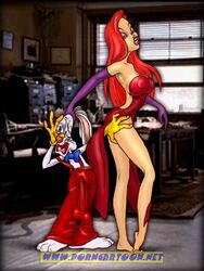 1anthro 1girls canon_couple disney female human jessica_rabbit male married_couple porncartoon roger_rabbit straight tagme who_framed_roger_rabbit