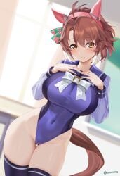 brown_hair female female_only fully_clothed png stockings thighhighs tight_clothing ugohato