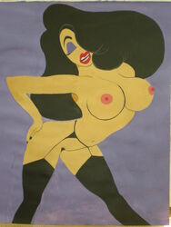 disney female female_only human jessica_noir jessica_rabbit nipples solo tagme who_framed_roger_rabbit