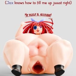1girls 3d blender breasts busty chubby coolbeanoishere doll female female_only huge_areolae huge_breasts huge_nipples hyper large_breasts looking_at_viewer nipples pussy ragatha_(coolbeanoishere) ragatha_(the_amazing_digital_circus) red_hair solo tagme
