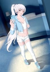 weiss schnee from rwby by necromalock