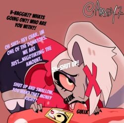 charlie morningstar (hazbin hotel) from hazbin hotel by araby