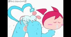 animated anthro anthro_on_feral anthro_penetrated big_ass cum_inside doggy_style forbiddenchees8 furry larger_female larger_penetrated mating_press no_sound size_difference smaller_male tagme vaginal_penetration video