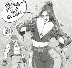 mai shiranui from fatal fury by cedric poulat