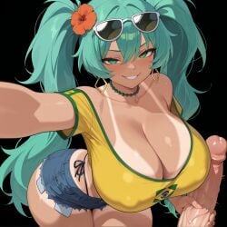 brazilian miku from vocaloid by kao140522