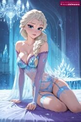 elsa from disney by stelmazura