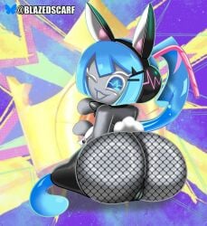 cookie_run cookie_run_ovensmash dj_miya cookie big_ass big_butt blazedscarf butt butt_focus bunny_ears bunnysuit bunny_girl bunny_tail easter ass ass_focus thick_ass thick_legs shortstack wide_hips wide_thighs fishnets fishnet_legwear fishnet_stockings fishnet_pantyhose