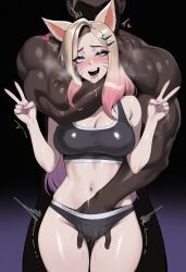 1boy 1boy1girl 1girl1boy 1girls about_to_be_raped about_to_have_sex ahe_gao ahri ahri_(league_of_legends) ai_assisted ai_generated animal_ears blacked blacked_asian blacked_clothing blacked_female blonde_hair breasts cheating cleavage cuckolding dark-skinned_male dark_background dark_room dark_skin english_text female fingering forced gradient_background gradient_hair gyaruo hair_ornament inminent_rape inminent_sex interracial k/da_ahri k/da_all_out_ahri k/da_all_out_series k/da_series large_breasts league_of_legends league_of_legends:_wild_rift long_hair looking_at_viewer makeup multicolored_hair muscular muscular_male nay_juno netorare ntr panties riot_games saliva sexy sexy_pose snowbunny straight text underwear v