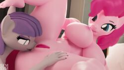 16:9 3d anal anthro anthrofied big_breasts breasts digital_media duo equid equine female female/female friendship_is_magic genitals hasbro hi_res horse huge_breasts incest mammal maud_pie_(mlp) my_little_pony nipples nude oral pinkie_pie_(mlp) pony pussy rimming sex sister_and_sister sisters straight_hair symm tongue tongue_out widescreen